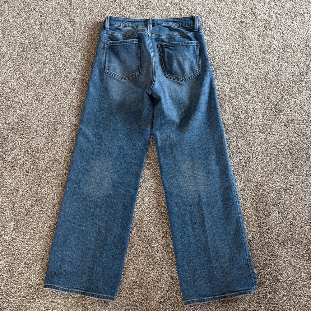 Quince Bella stretch Relaxed Straight Leg Jeans size 27 - Picture 5 of 5